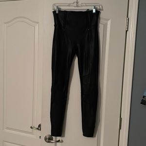Spanx size medium faux leather leggings.